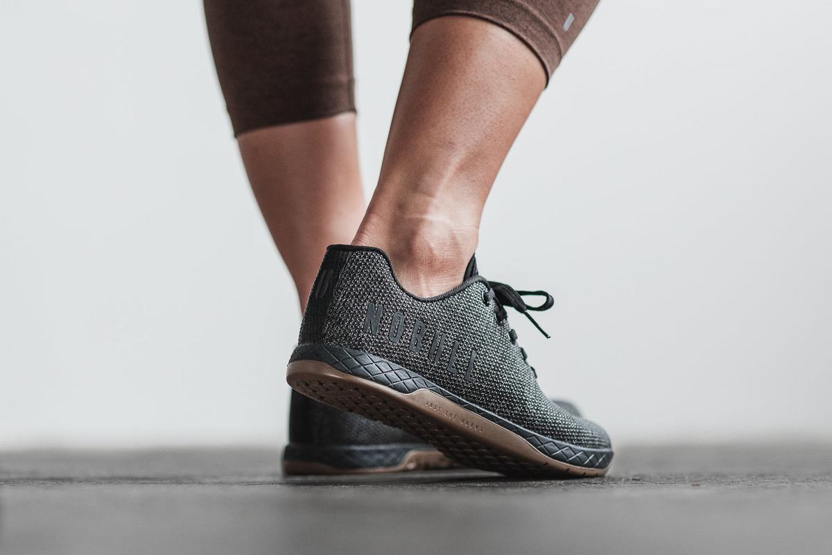 Nobull Superfabric Women's Trainers Black | Australia (EC6412)